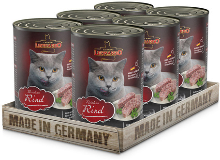 Leonardo marhahúsban gazdag konzerves macskaeledel