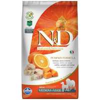 N&D Dog Ocean Adult Medium/Maxi sütőtök, tőkehal & narancs | Közepes és nagytestű felnőtt kutyáknak #3