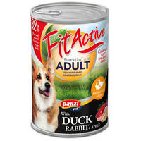 FitActive Dog Adult Duck, Rabbit + Apple konzerv FitActive Dog Adult Duck, Rabbit + Apple konzerv