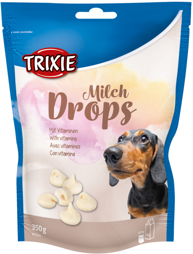 Trixie Milk Drops recompensă cu gust de lapte pentru câini