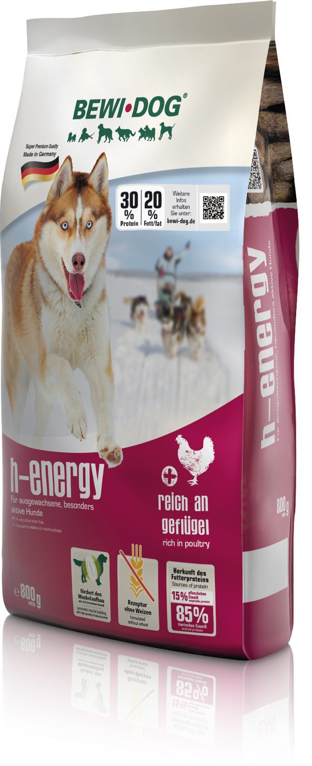 Bewi-Dog H-Energy - Hrană uscată cu conținut ridicat de carne de pasăre - zoom