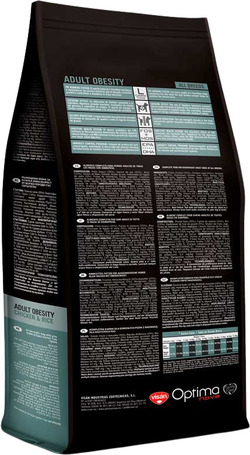 Visán Optimanova Dog Adult Obesity Chicken & Rice táp túlsúlyos kutyáknak csirkével és rizzsel