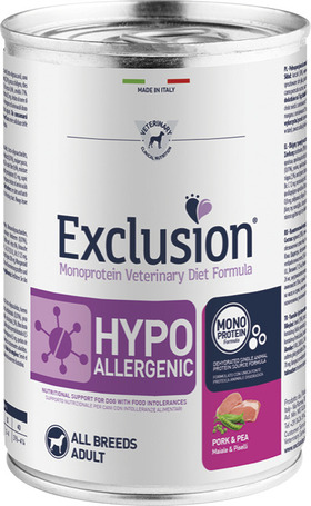 Exclusion Hypoallergenic Pork & Pea All Breeds