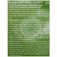 Ecopet Natural Puppy Mini | Száraztáp kistestű kutyákölykök számára #2