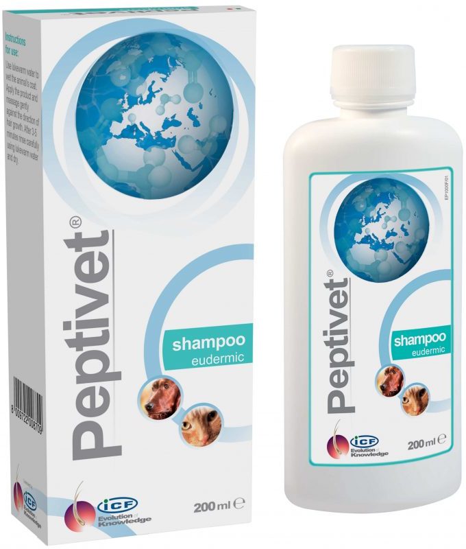 Peptivet Eudermic Shampoo pentru câini și pisici