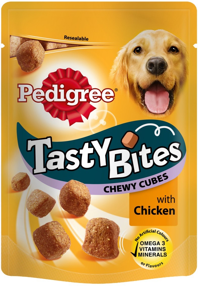 Pedigree Tasty Minis Chewy Cubes - cu pui