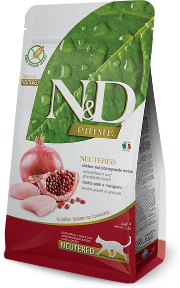 N&D Cat Adult Chicken & Pomegranate Neutered Grain Free