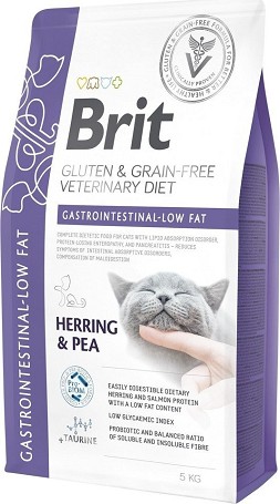 Brit GF Veterinary Diets Cat Gastrointestinal Low Fat