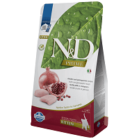 N&D Cat Prime Kitten Chicken & Pomegranate Grain Free | Gabonamentes kölyökmacska eledel #1