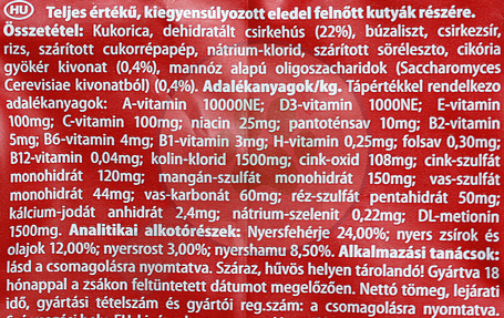 Ecopet Natural Adult Medium - Száraztáp közepes testméretű felnőtt kutyáknak