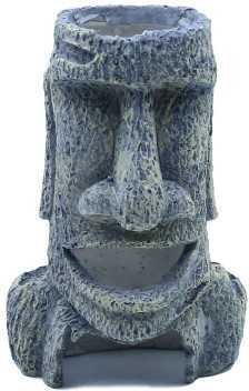Sculptură cap zâmbitor decor acvariu
