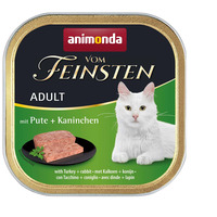 Animonda Vom Feinsten Adult – Pulyka- és nyúlhúsos macskaeledel Animonda Vom Feinsten Adult – Pulyka- és nyúlhúsos macskaeledel