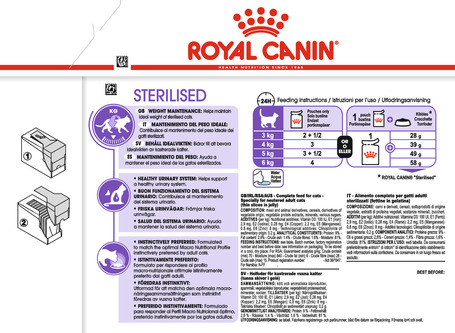 Royal Canin Sterilised Jelly - Ivartalanított felnőtt macska zselés nedves táp