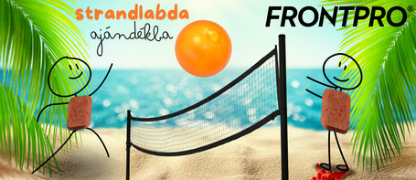 🏖️Irány a strand! Ajándék labda a havi Frontpro® adag mellé