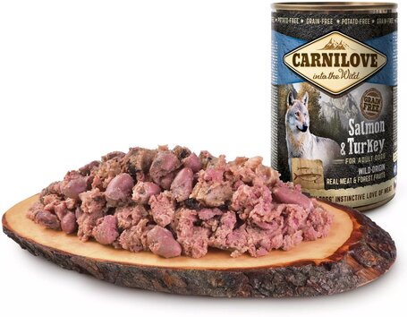 CarniLove Adult Salmon & Turkey konzerv