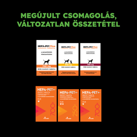 Hepa-Pet Plus májvédő hatású ízesített tabletta
