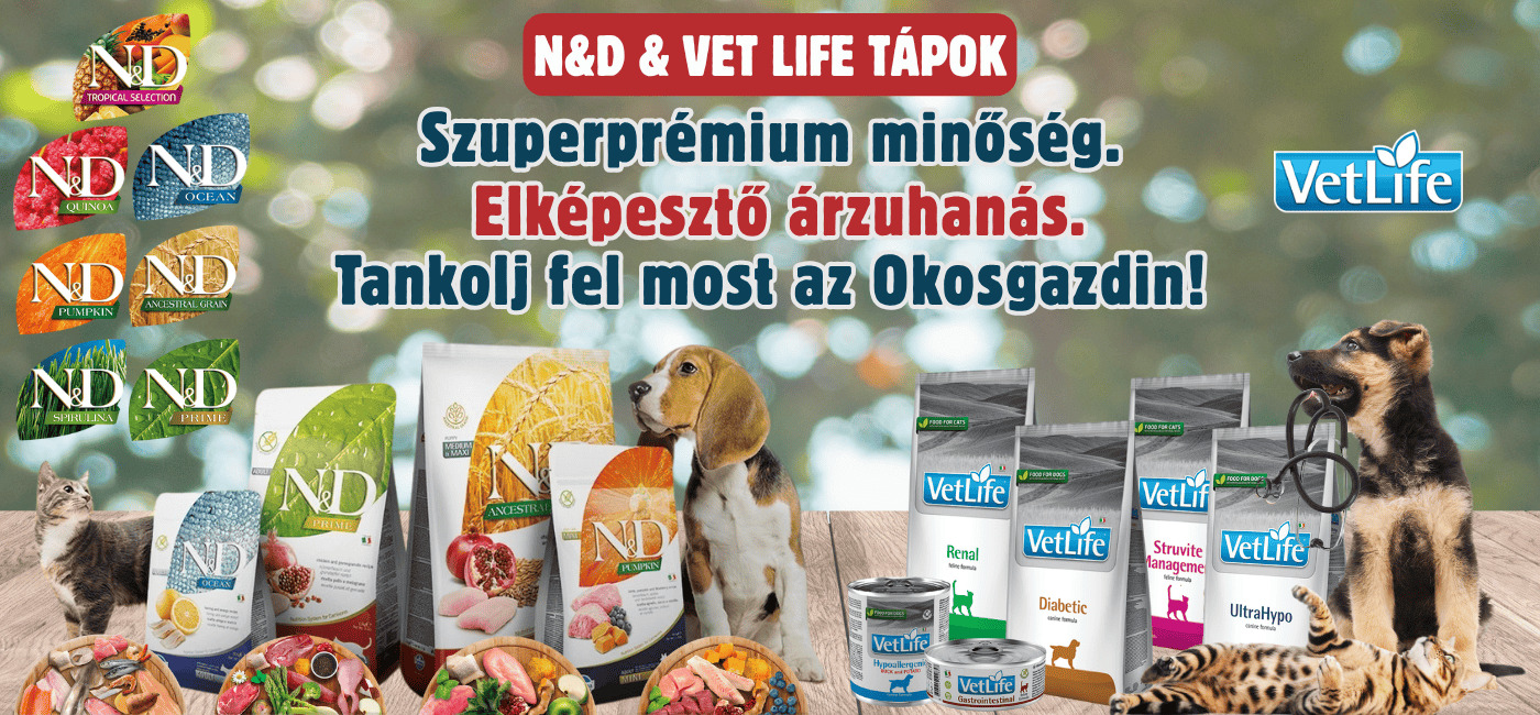 N&D és Vet Life tápok verhetetlen áron! Most jött el a bespájzolás ideje🛒🏃💨