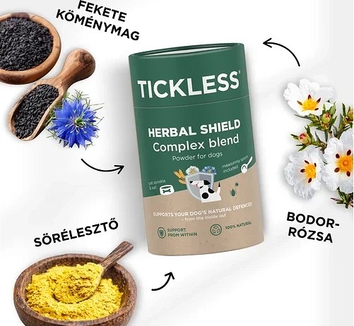 Tickless HerbalShield pudră complexă pentru câini - zoom