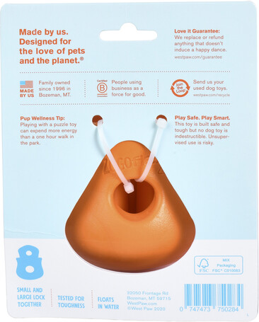 West Paw Toppl - Jutalomfalattal tölthető kutyajáték