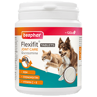 Beaphar Flexifit comprimate cu glucozamină pentru câini și p