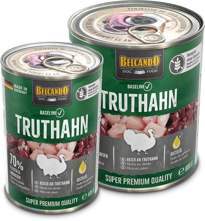 Belcando Baseline Truthahn - Pulykahúsos konzerv kutyáknak