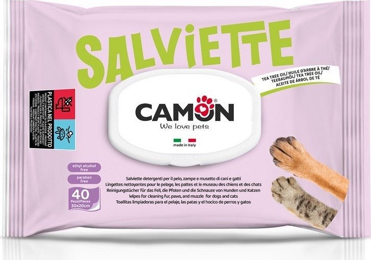 Camon teafaolajos tisztítókendő