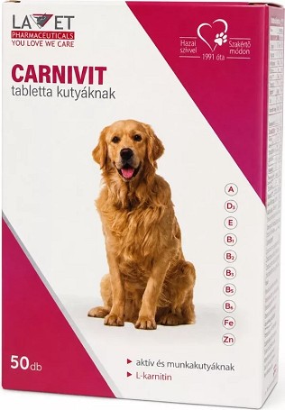 Lavet carnivitaminos tabletta kutyáknak (50 db)