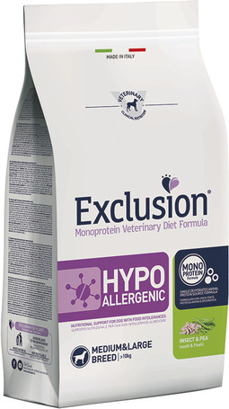 Exclusion Dog Hypoallergenic Insect & Pea Medium & Large