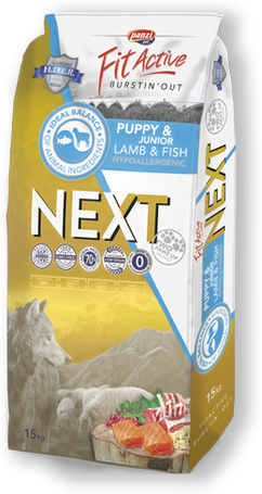 FitActive Next Puppy Lamb & Fish with Cranberries kölyökkutyák részére | Bárányhússal, hallal és vörös áfonyával