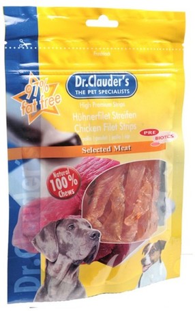Dr.Clauder's Dog Premium csirkefilé csíkok