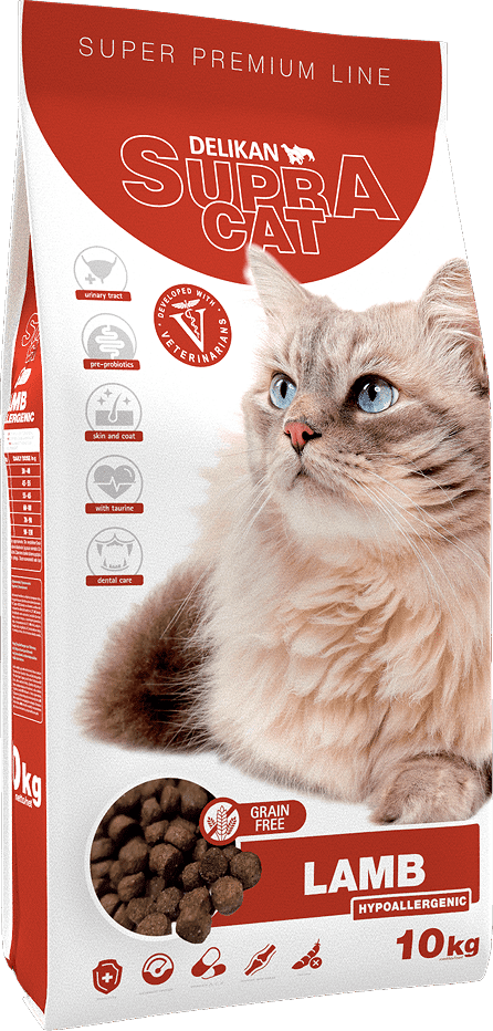 Supra Cat Lamb hrană completă pentru pisici cu miel