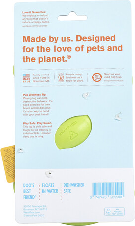 West Paw Bumi - S alakú huza-vona játék