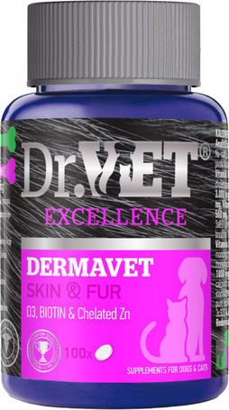 Dr. Vet Dermavet tabletta az egészséges bundáért és bőrért
