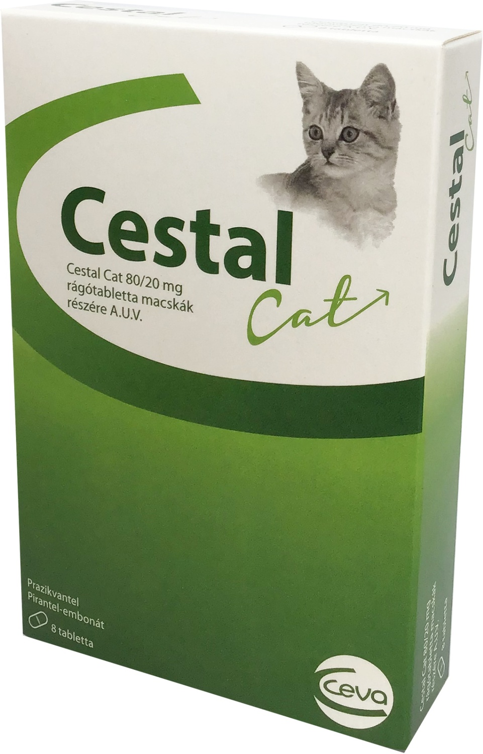 Cestal Cat 80/20 pt viermi intestinali pisici - zoom