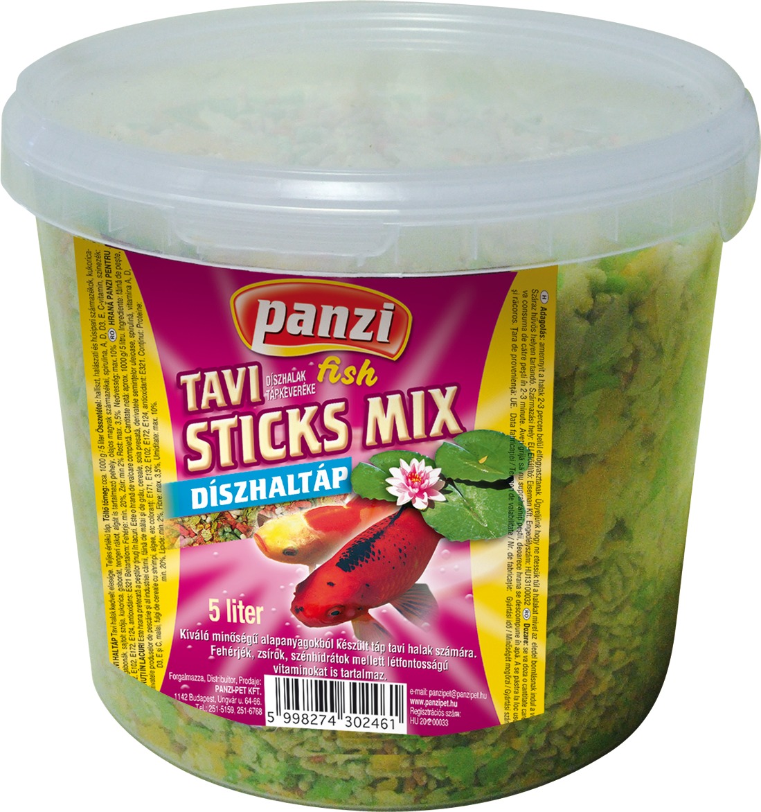 Panzi Sticks-Mix hrană pentru pești de iaz - zoom
