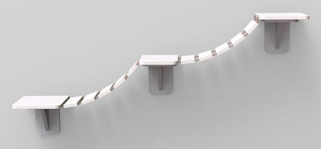 Trixie Climbing Ladder for Wall Mounting - Falra szerelhető hegymászó létra