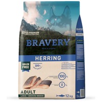 Bravery Dog Adult Medium/Large Grain Free Herring | Kutyatáp Spanyolországból közepes és nagy termetű felnőtt kutyáknak | Gabonamentes