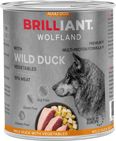 Brilliant Wolfland Premium with Wild Duck and Vegetables
