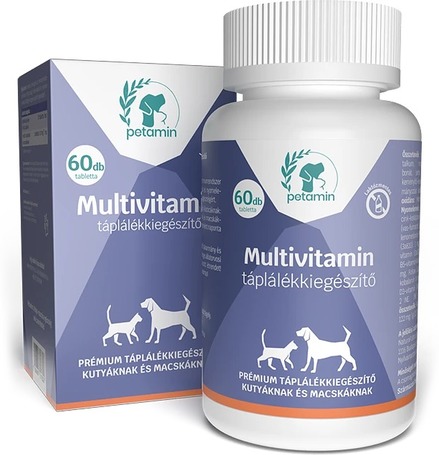 Petamin Multivitamin táplálékkiegészítő kutyáknak és macskáknak