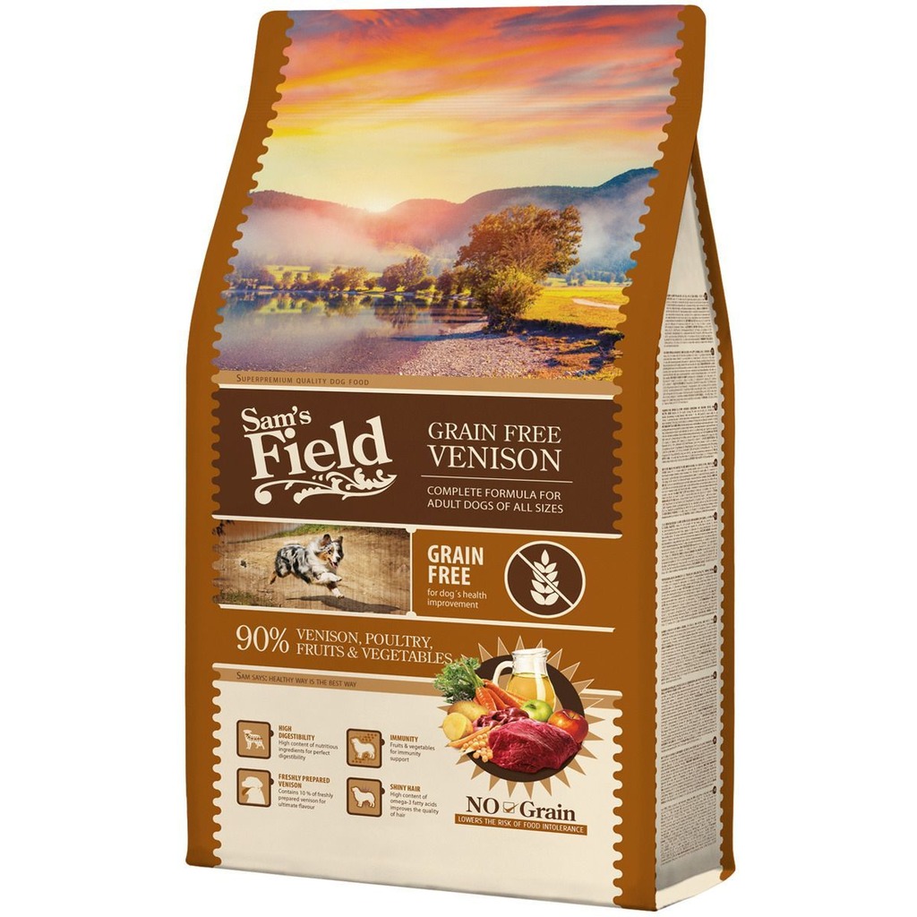 Sam's Field Grain Free Adult Venison | Okosgazdi