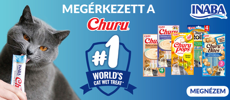 🤩Hívd a cicát, Churu-idő van! - Ismét elérhető a világ egyik legkedveltebb jutifalat márkája
