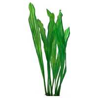 Hosszúlevelű zöld akváriumi műnövény dekoráció (S1258) #2