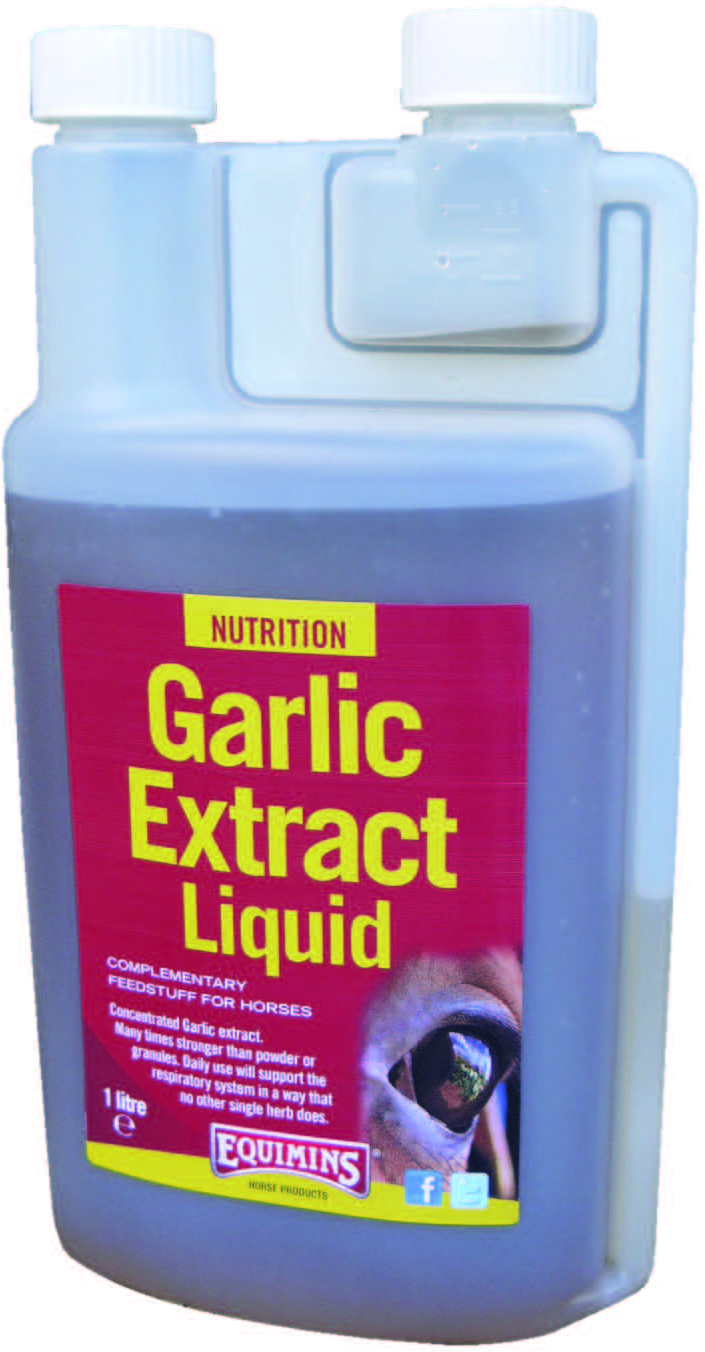 Equimins Garlic Extract Liquid - Lichid cu extract de usturoi pentru cai