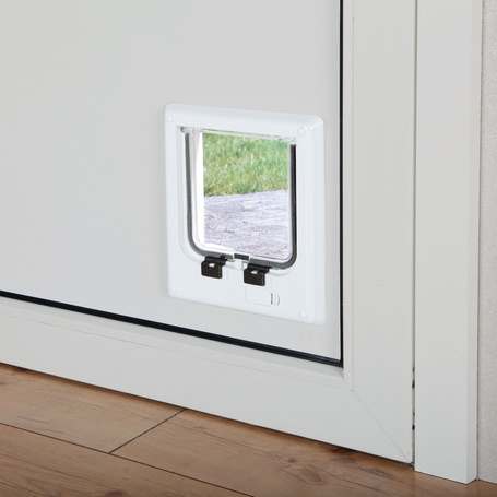 Trixie 4 utas elektromágneses műanyag macska ajtó alagúttal