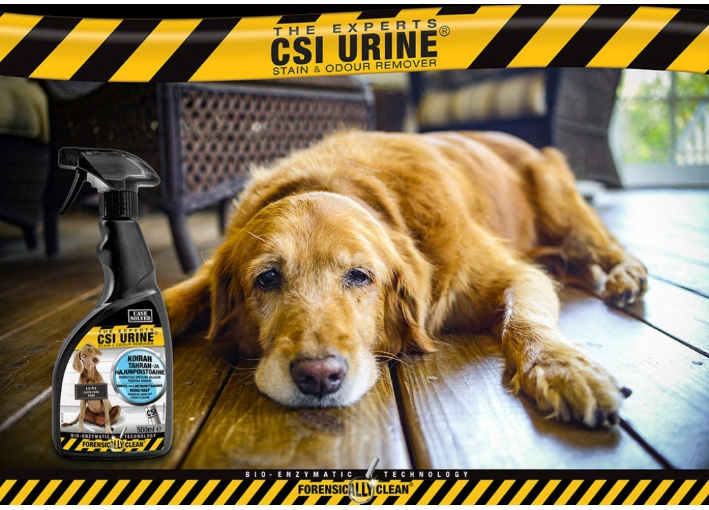 CSI Urine - Soluție spray pentru îndepărtarea petelor și mirosurilor de câine