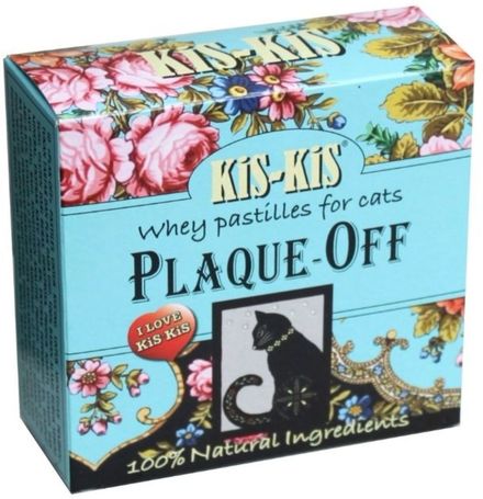 KiS-KiS Plaque-off tejsavó pasztilla macskáknak - Foglepedék és szájszag ellen
