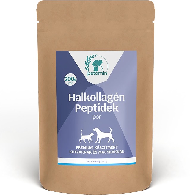 Petamin Halkollagen Peptides pulbere pentru câini și pisici