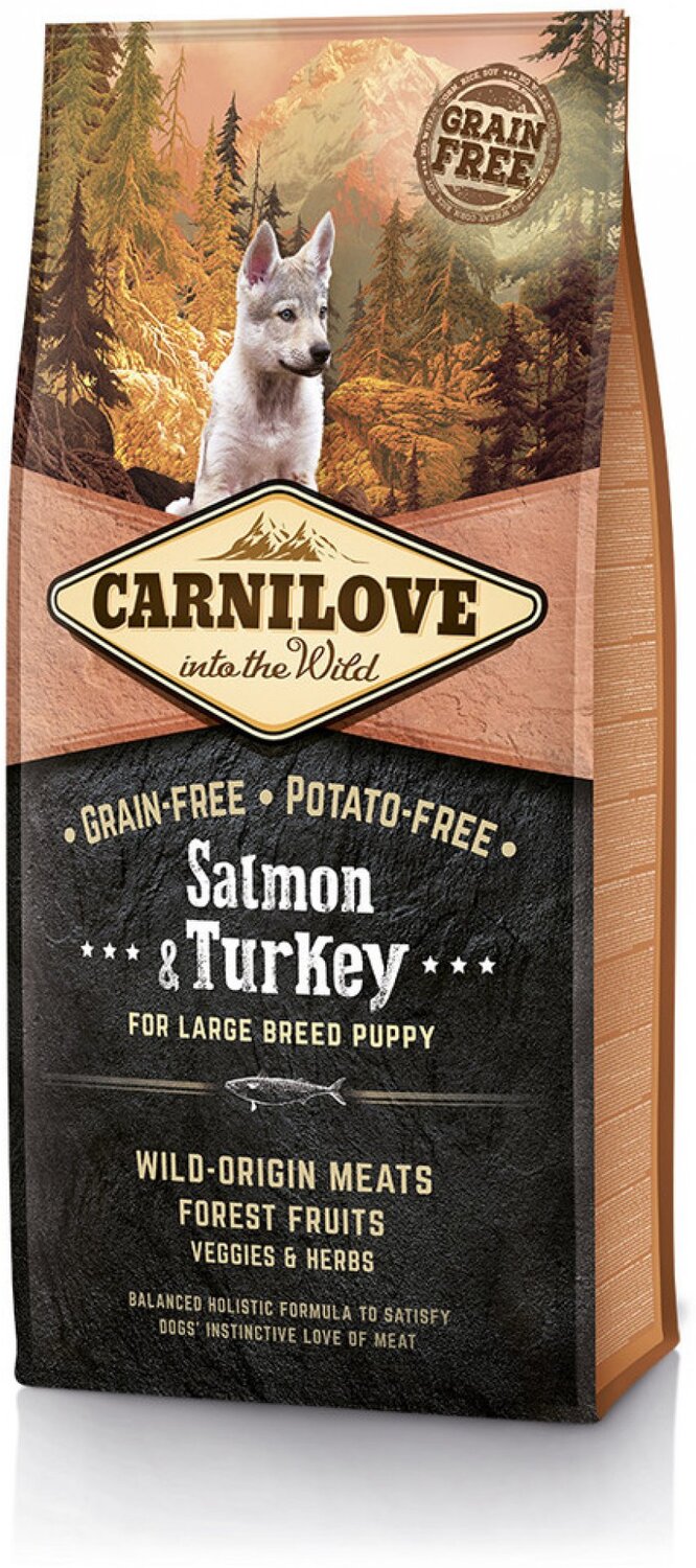 Carnilove Salmon & Turkey for Large Breed Puppy