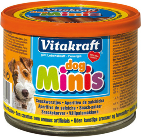 Vitakraft Dog Minis hipoallergén szaftos marhás kolbászocskák kutyáknak