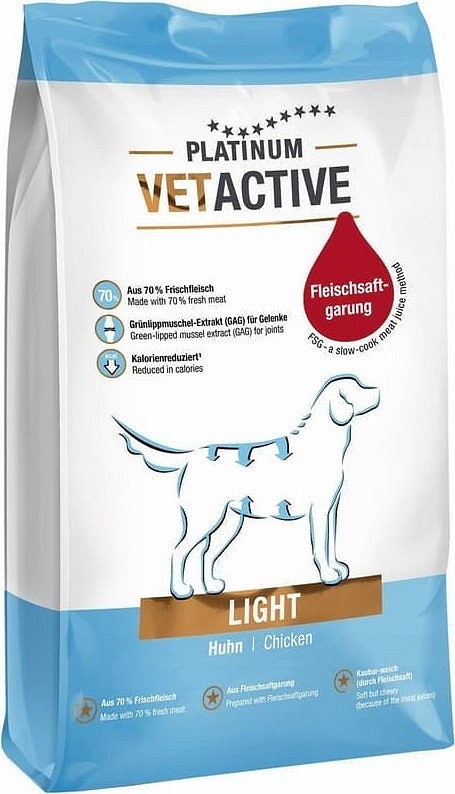 Platinum Vetactive Light hrană dietetică pentru câini